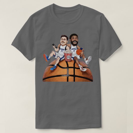Luka Doncic Kyrie Irving UNMATCHED Duo TShirt (Design devant)