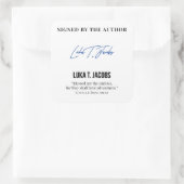 Luka T. Jacobs Auteur Boekplaat #2 Vierkante Stick Vierkante Sticker (Tas)