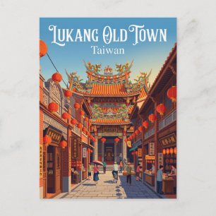 Lukang Oude Stad Taiwan Briefkaart