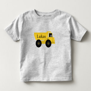 Lukas Personalized Dump Truck Shirt