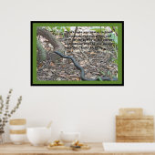 Luke 10:19 het Poster van de Manuscript (Versie B) (Keuken)