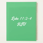 Luke 11:2-4 Bijbelverse Calendar Planner (Achterkant)