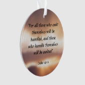 Luke 14:11 ornament (voorkant)