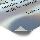 Luke 14:11 poster (Hoek)