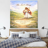 Luke 15 Parable Lost Sheep  Canvas Afdruk (Insitu (Slaapkamer))