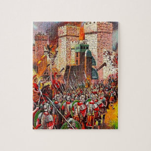 Luke 19:41-44 Jerusalem zal worden vernietigd puzz Legpuzzel