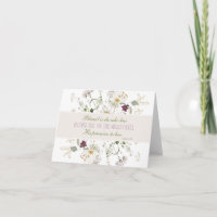 Luke 1:45 Gezegend is zij Waterverf Wildflower