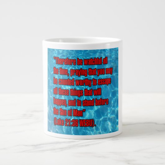 Luke 21:36 WEBU Mug (Devant)