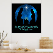 Luke 2:11 poster (Keuken)