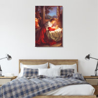 Luke 2:1-7 Jesus is geboren in Bethlehem Canvas