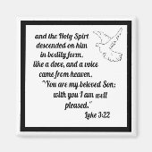 Luke 3:22 magneet (Voorkant)