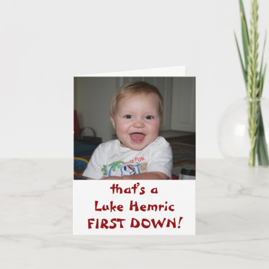 Luke FIRST DOWN! (Voorkant)