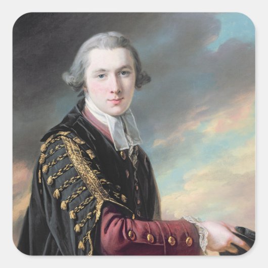 Luke Gardiner Vierkante Sticker (Voorkant)