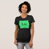 Luke Name Chemistry Element Periodic Table T-shirt (Voorkant volledig)