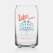 Luke’s Diner Stars Hollow Design Blikvorm Glas (Voorkant)