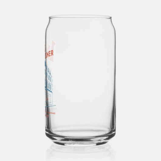 Luke’s Diner Stars Hollow Design Blikvorm Glas (Links)