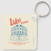 Luke’s Diner Stars Hollow Design Sleutelhanger (Achterkant)