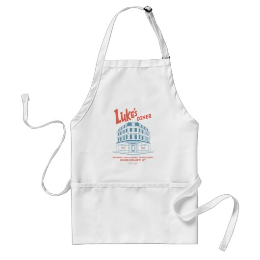 Luke’s Diner Stars Hollow Design Standaard Schort (Voorkant)