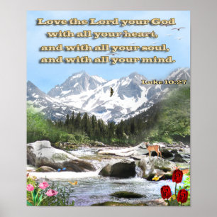 Luke scripture poster