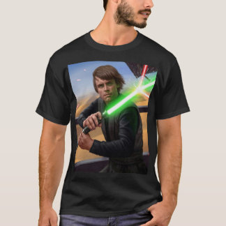 Luke Skywalker – Return of the Jedi Green Saber T-shirt