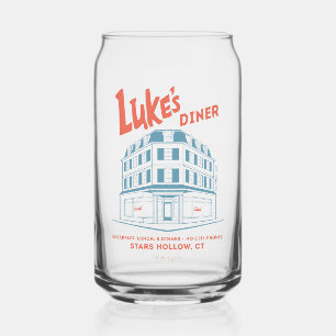 Luke's Diner Stars Hollow-ontwerp Blikvorm Glas