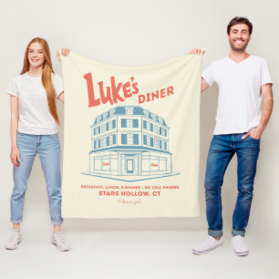 Luke's Diner Stars Hollow-ontwerp Fleece Deken