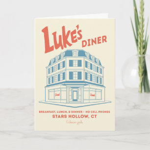 Luke's Diner Sterren Hollow Design Kaart