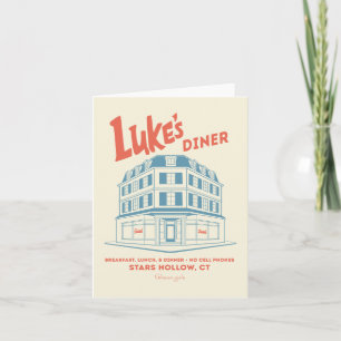 Luke's Diner Sterren Hollow Design Notitiekaartje