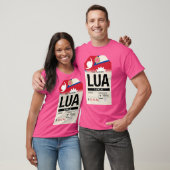 Lukla (Lua) Nepal Airline Bagagelabel T-shirt (Unisex)