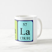 Lula tasse de nom de table périodique (Devant droit)