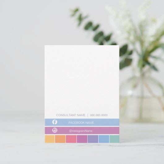 LuLaRoe Merci / carte d'instruction de soins (Debout devant)