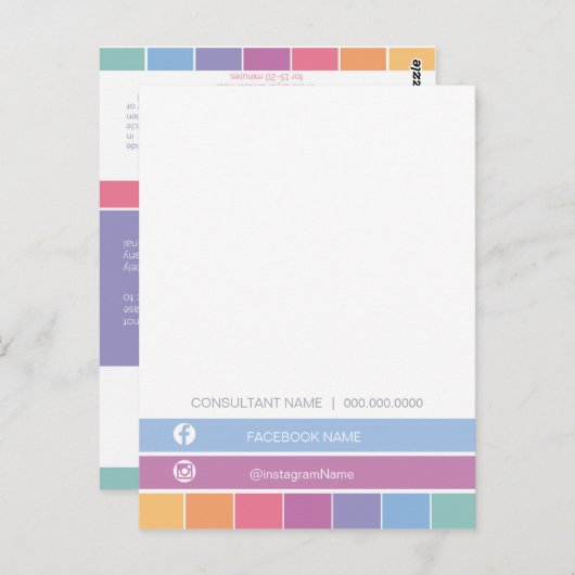 LuLaRoe Merci / carte d'instruction de soins (Devant / Derrière)