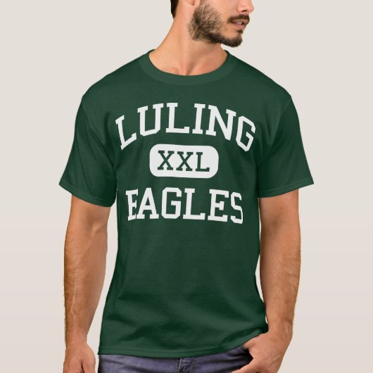 Luling - Eagles - High School - Luling Texas T-shirt (Voorkant)