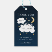 Lullaby Bunny Baby shower Favor Cadeaulabel (Voorkant)