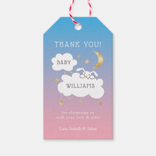 Lullaby Bunny Moon Stars Geslacht Onthullen Partij Cadeaulabel