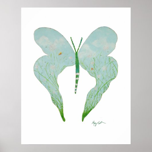 Lullaby Butterfly Print (Voorkant)