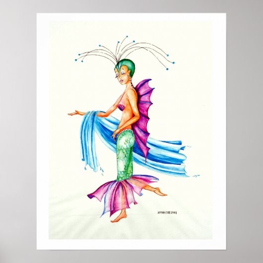 Lulu - Autre Poster d'Art de Poisson (Devant)