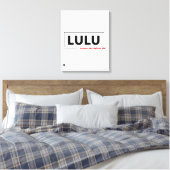 LULU CANVAS AFDRUK (Insitu (Slaapkamer))