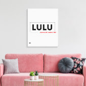 LULU CANVAS AFDRUK (Insitu (Woonkamer))