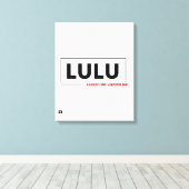 LULU CANVAS AFDRUK (Insitu (Houten vloer))