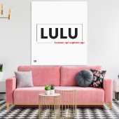 LULU CANVAS AFDRUK (Insitu (Woonkamer))