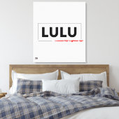 LULU CANVAS AFDRUK (Insitu (Slaapkamer))