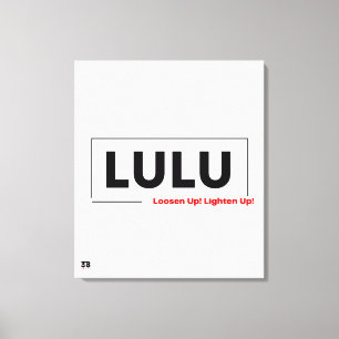 LULU CANVAS AFDRUK