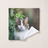 Lulu de Ragdoll kat, badhanddoekset Bad Handdoek (Wasdoekje)