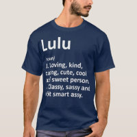 LULU Definition Personal Name Funny Birthday