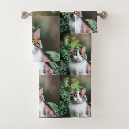 Lulu Le Chat Ragdoll, Serviette De Bain (En situation)