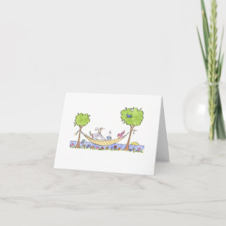 Lulu Notes/Hammock 5.6 x 4-briefkaart Notitiekaartje
