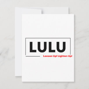 LULU NOTITIEKAARTJE