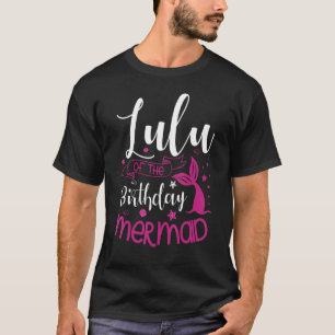 Lulu van de dag van de zeemeerminnende partij op f t-shirt