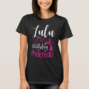 Lulu van de dag van de zeemeerminnende partij op f t-shirt